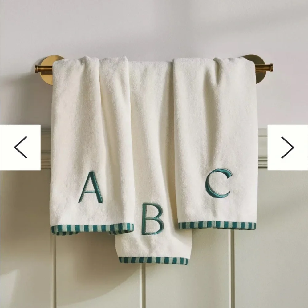 Anthropologie chic monogrammed